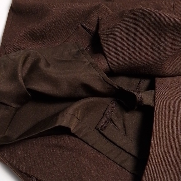 Vintage Mark Edwards brown pencil skirt 8 lined made in canada - Picture 5 of 6